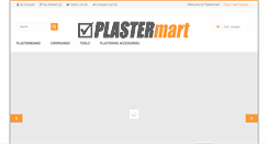 Desktop Screenshot of plastermart.com
