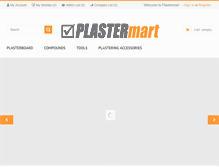 Tablet Screenshot of plastermart.com